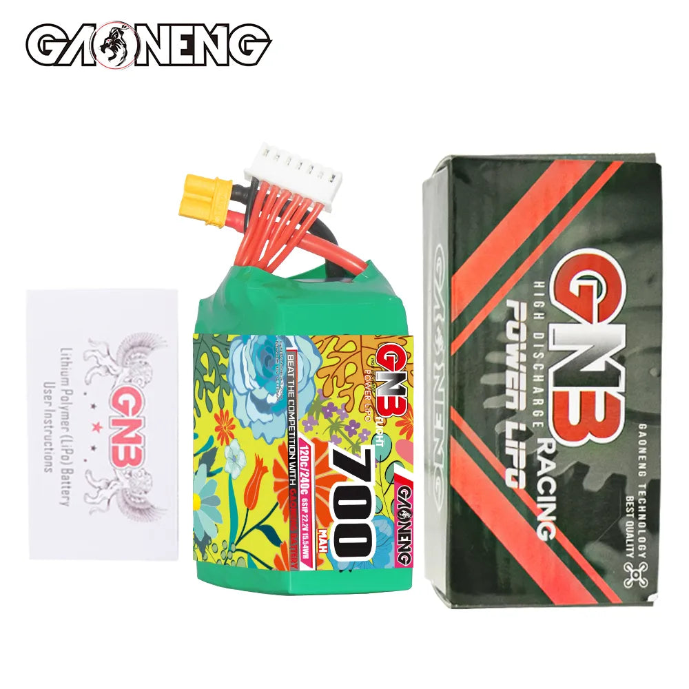 GAONENG GNB 6S 22.2V 700mAh 120C XT30 LiPo Battery - Hot Sale in Australia