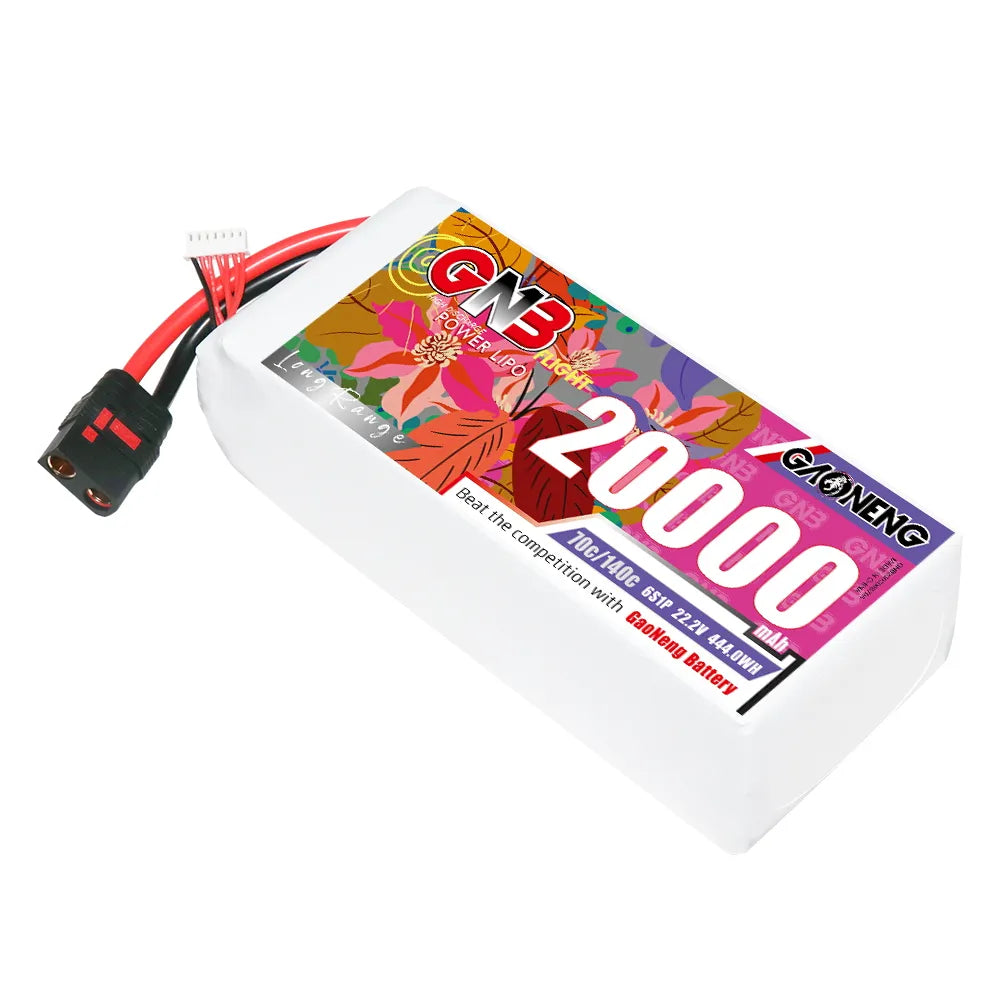 GAONENG High - Performance 22.2V 20000mAh 70C RC LiPo Battery for Multiple Applications