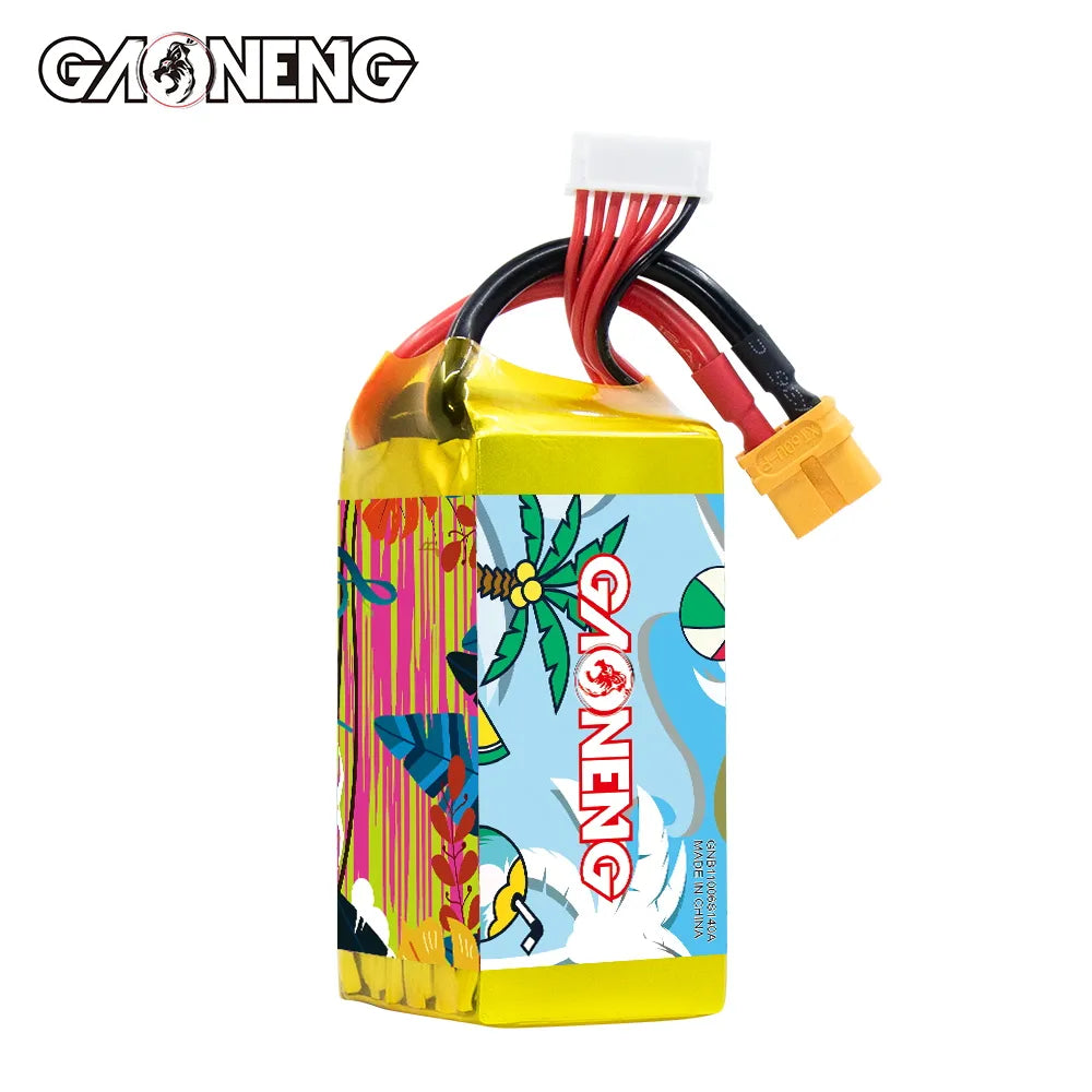 Hot Sale GAONENG 22.2V 1100mAh 140C 6S XT60 LiPo Battery for Drones