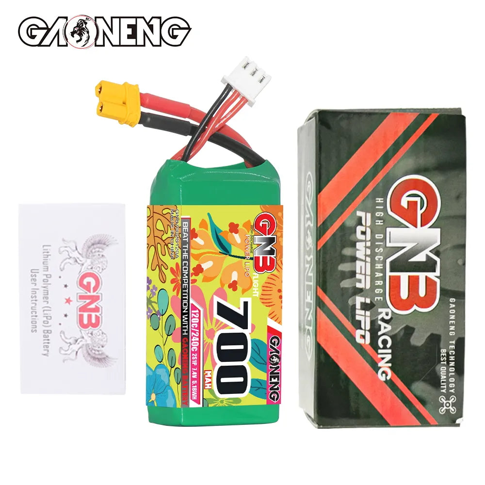 GAONENG GNB 2S 7.4V 700mAh 120C XT30 LiPo Battery - High - Performance Deal