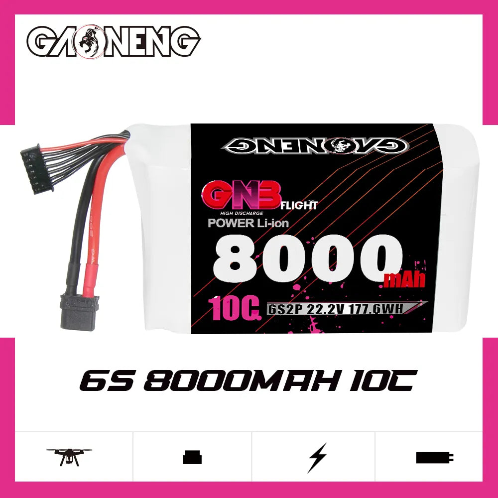 High - Performance GAONENG 22.2V 8000mAh 10C XT60 Samsung 21700 Li - ion Battery