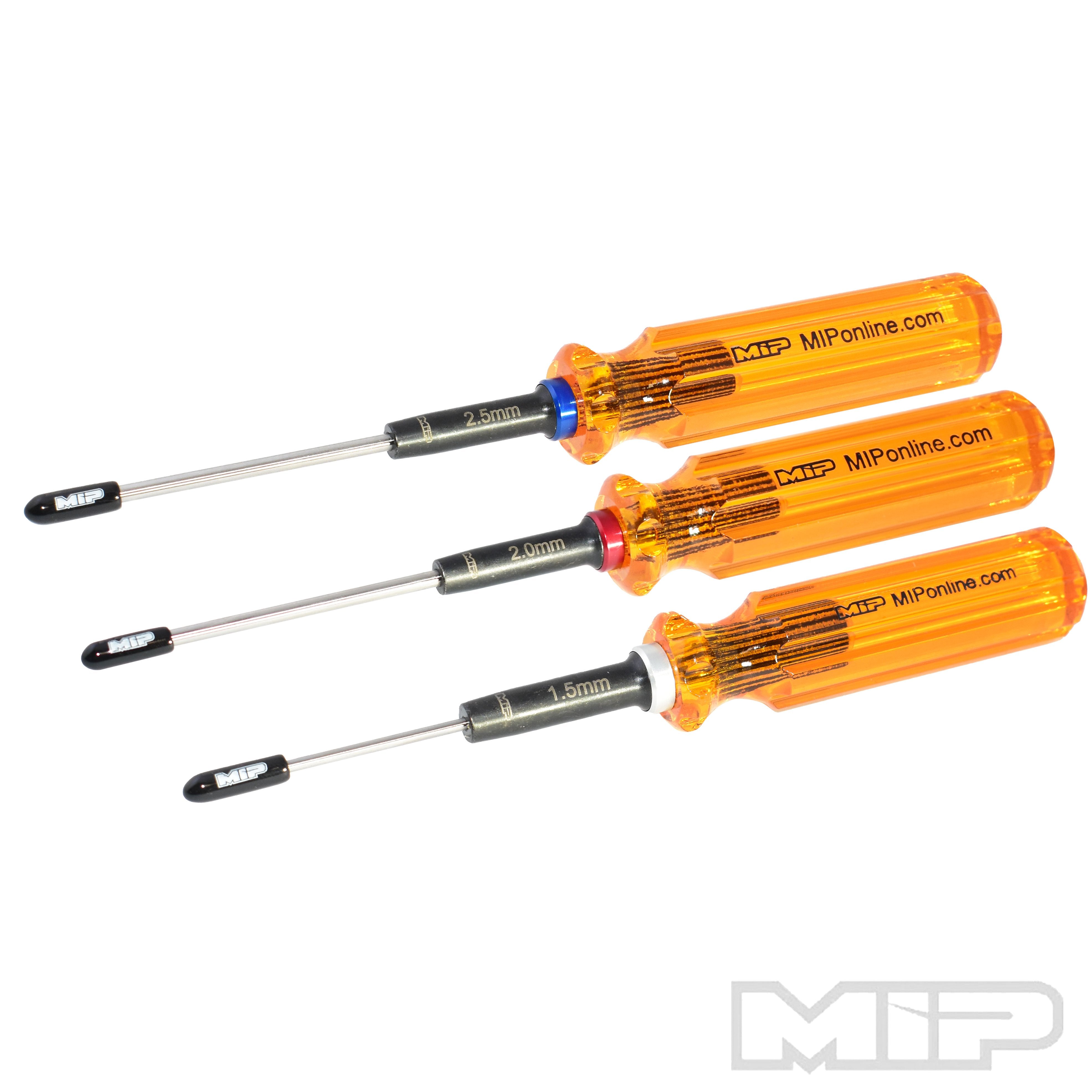 MIP Gen 2 Hex Driver Wrench Set - 1.5mm, 2.0mm, & 2.5mm High - Precision Tools