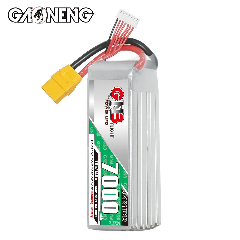 Hot Deal: GAONENG GNB 6S 22.2V 7000mAh 70C LiPo Battery with XT90 Connector