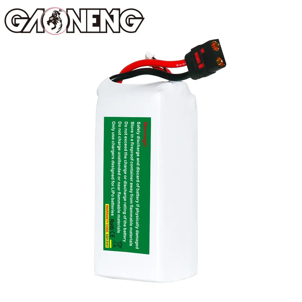 GAONENG High - Performance 22.2V 16000mAh 70C 6S1P RC LiPo Battery with QS8 Connector