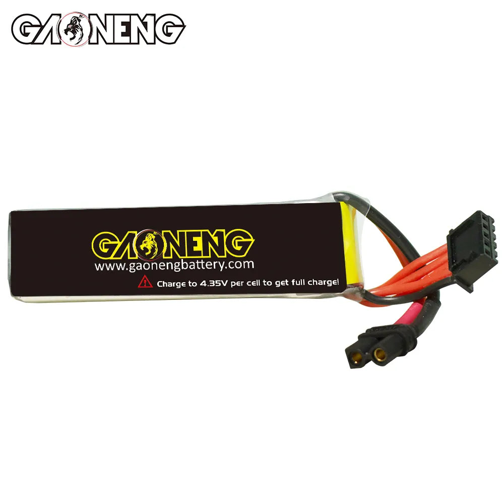 GAONENG GNB 4S 15.2V 660mAh 90C XT30 Long LiPo Battery - Great Deal [DG]