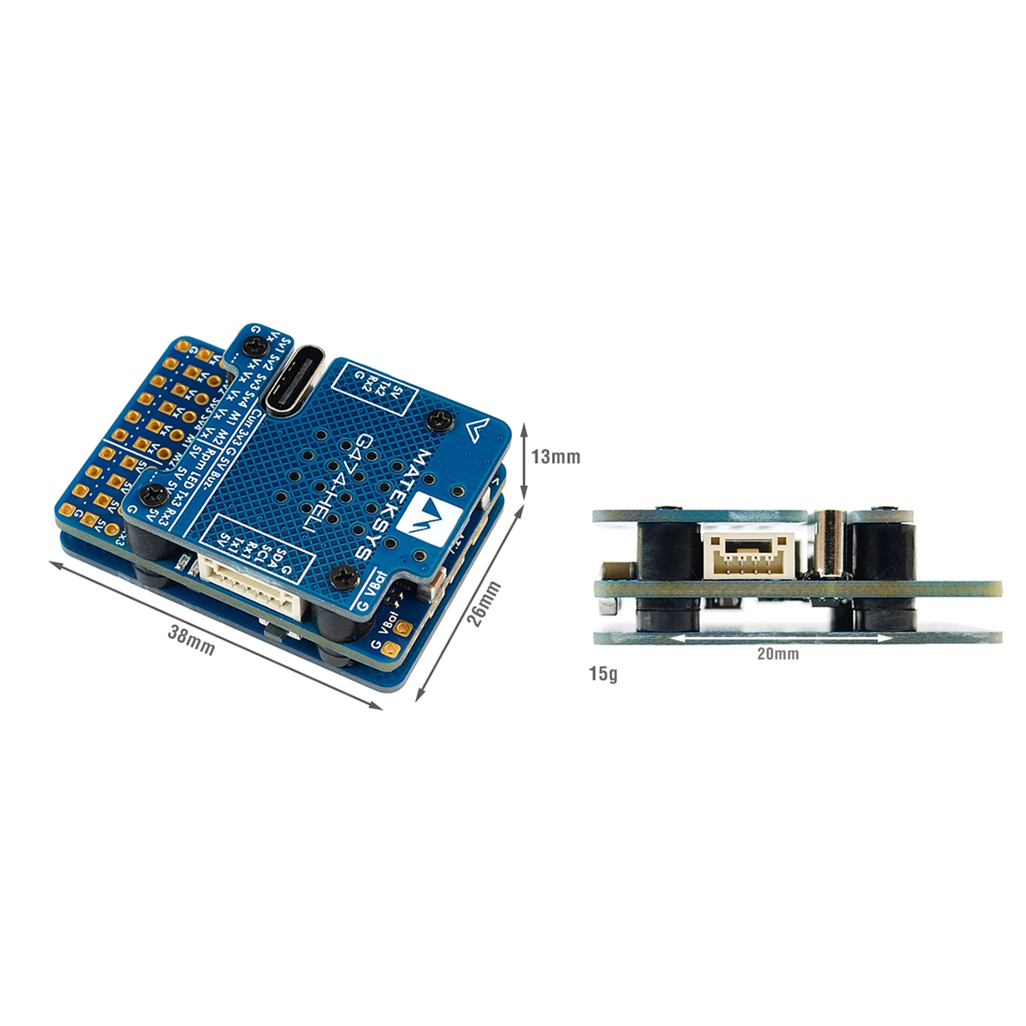 Hot Sale! Matek G474-HELI Flybarless Controller for RC Helicopters
