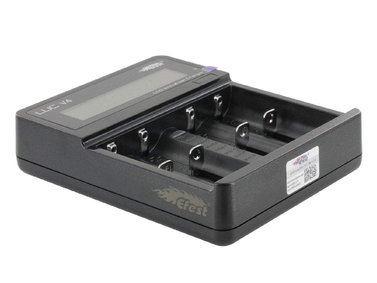 Efest LUC V4 4-Bay Li-ion Charger with Powerful Power Bank Function