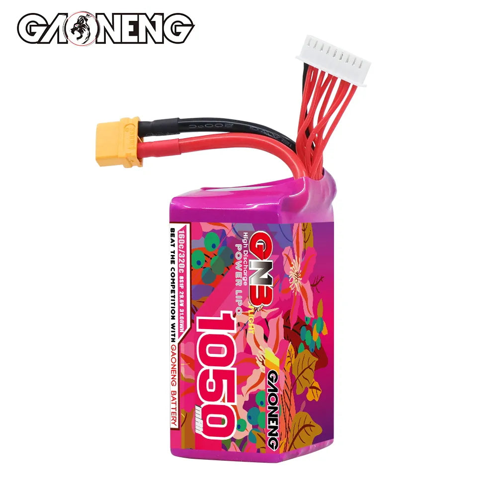 GAONENG GNB 8S 29.6V 1050mAh 160C XT60 LiPo Battery - High - Performance Sale