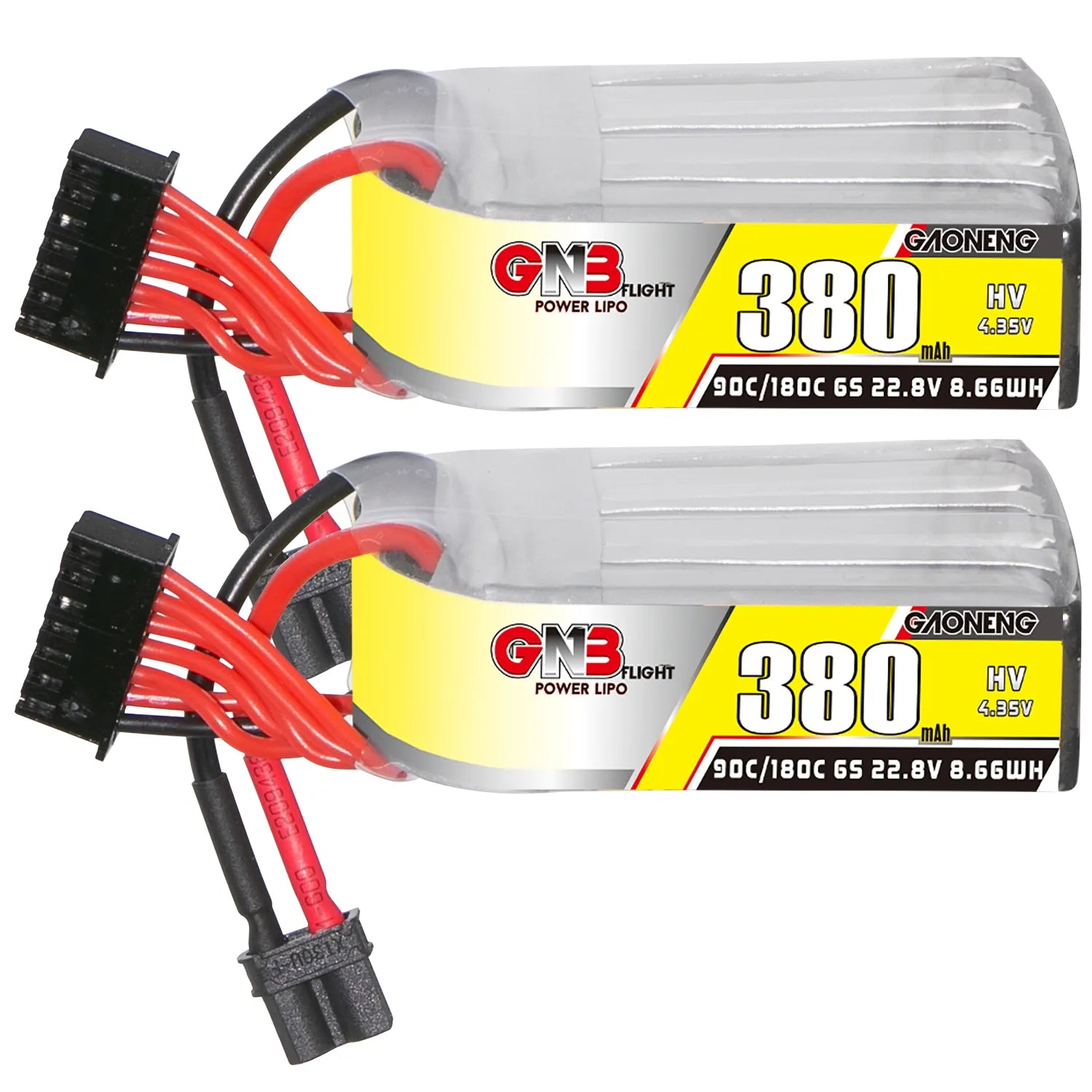Hot Sale GAONENG GNB 6S 22.8V 380mAh 90C XT30 High - Performance LiPo Battery