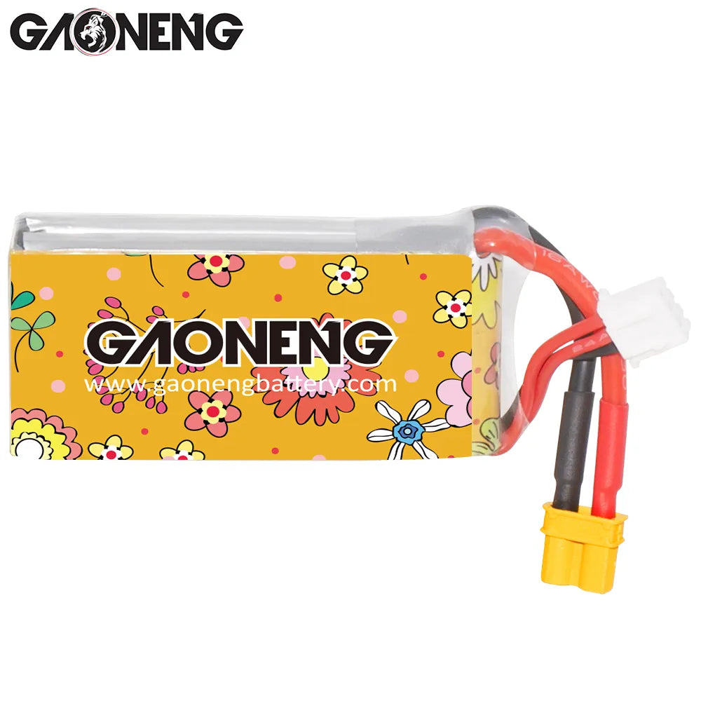 GAONENG High - Performance 7.6V 650mAh 120C XT30 2S LiPo Battery - Ideal for RC Models