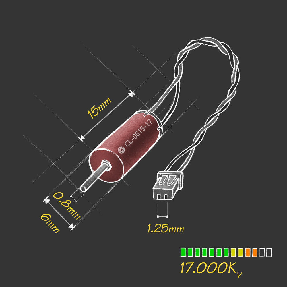 Hot Sale! MMW CL-0615-17 Coreless Micro Motor for Various Applications