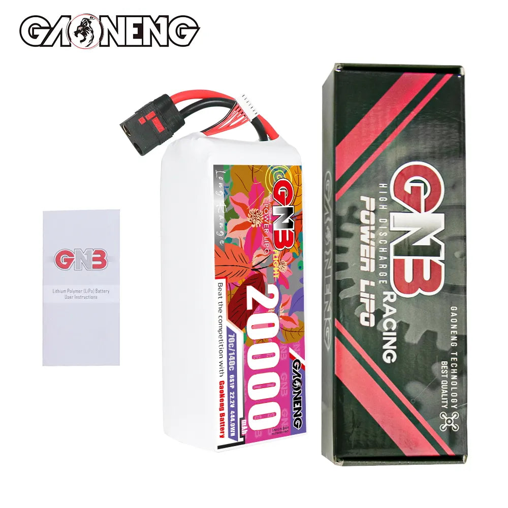 GAONENG High - Performance 22.2V 20000mAh 70C RC LiPo Battery for Multiple Applications