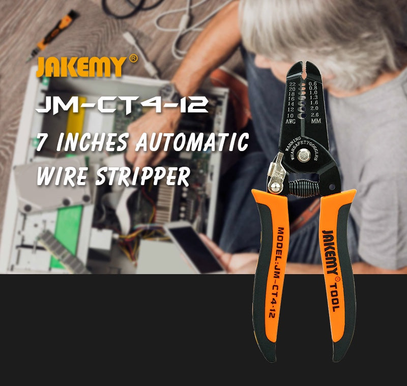 Get the High - Quality JAKEMY JM - CT4 - 12 Wire Stripper at a Great Price in Australia