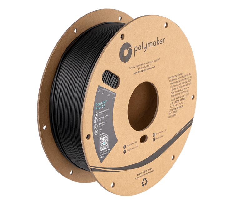 1kg 1.75mm Polymaker PolyLite Matte PLA-CF 3D Printing Filament - High Quality & Cost-Effective