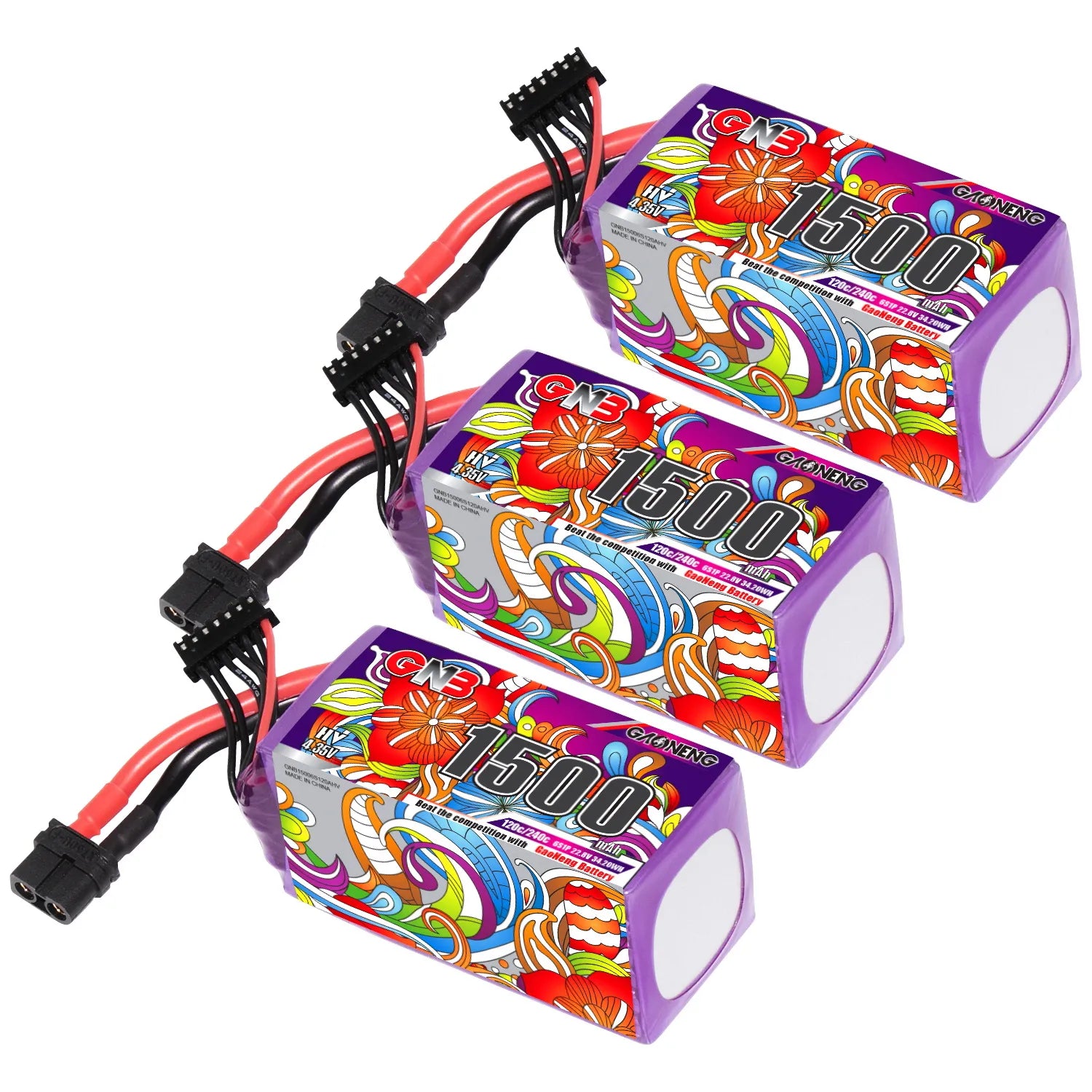 GAONENG GNB 6S 22.8V 1500mAh 120C XT60 LiPo Battery - Hot Deal