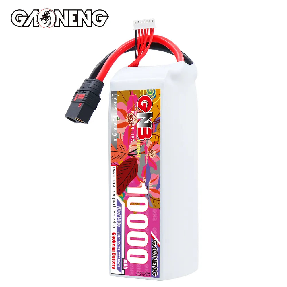 GAONENG 22.2V 10000mAh 70C RC LiPo Battery - QS8 [DG] | High - Performance Deal