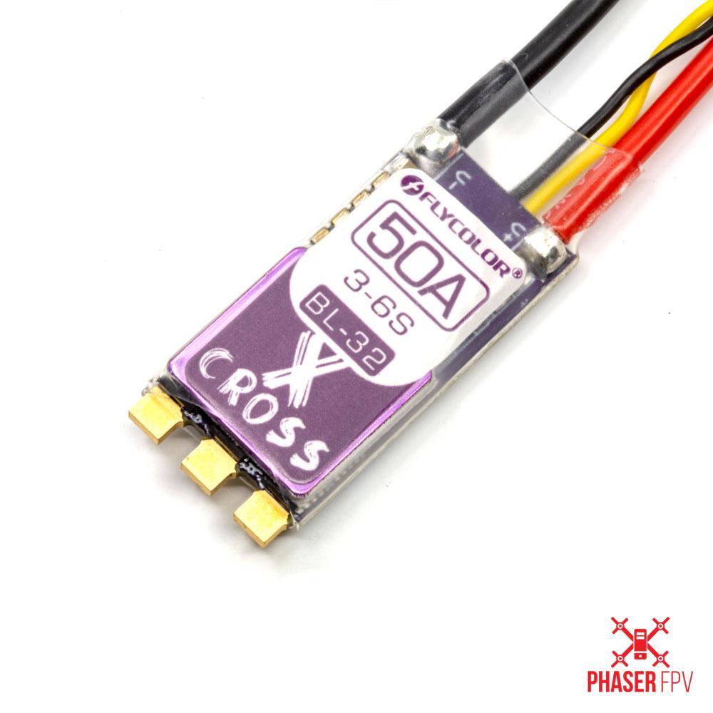 Flycolor X-Cross BL32 High-Performance 50A ESC for 3 - 6s Applications