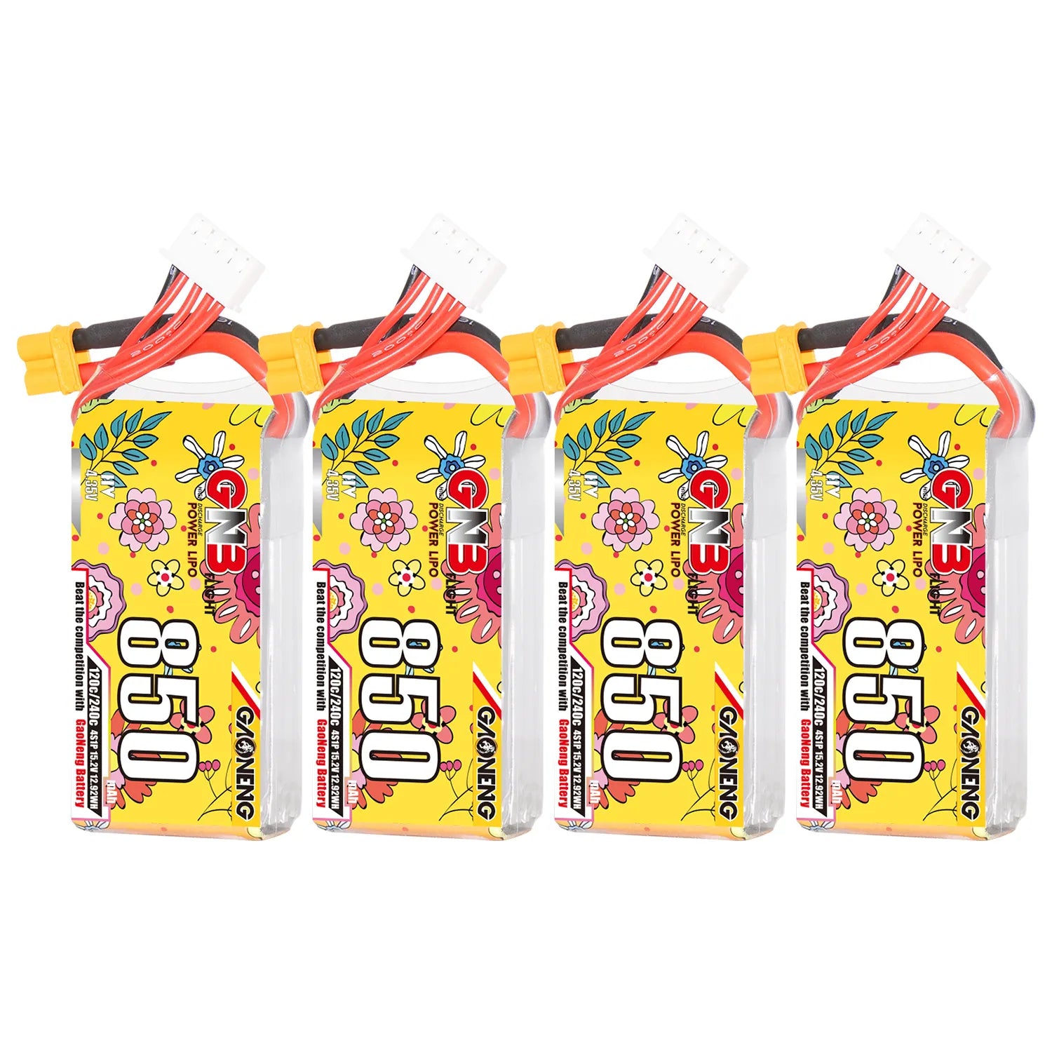 GAONENG GNB LiHV 4S 15.2V 850mAh 120C XT30 LiPo Battery - Hot Deal in Australia