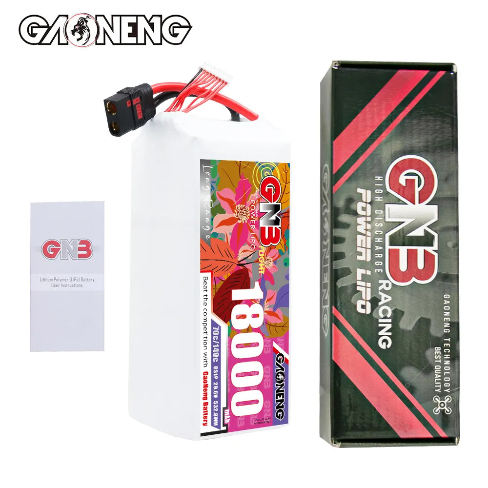 Hot Deal! GAONENG 22.2V 18000mAh 70C RC LiPo Battery QS8