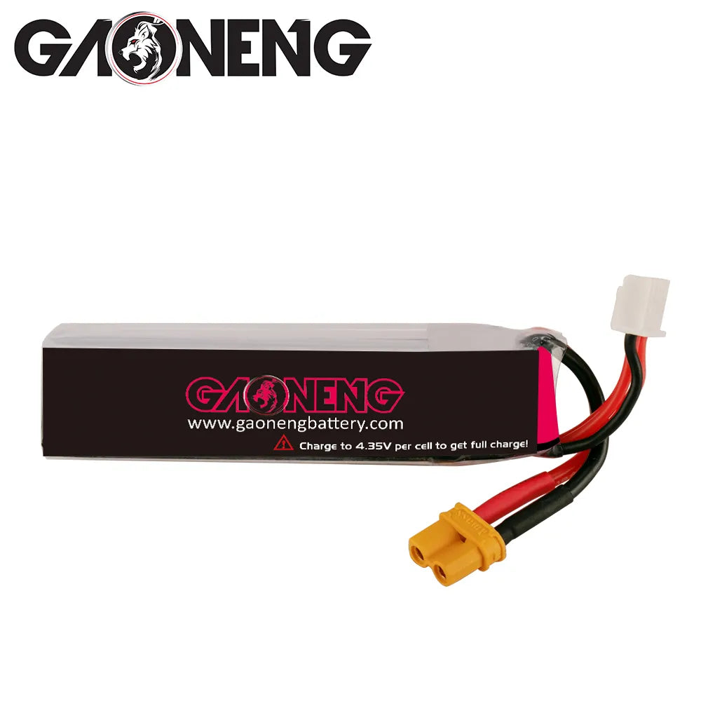 GAONENG GNB 11.4V 720mAh 100C XT30 3S LiHV LiPo Battery [DG]