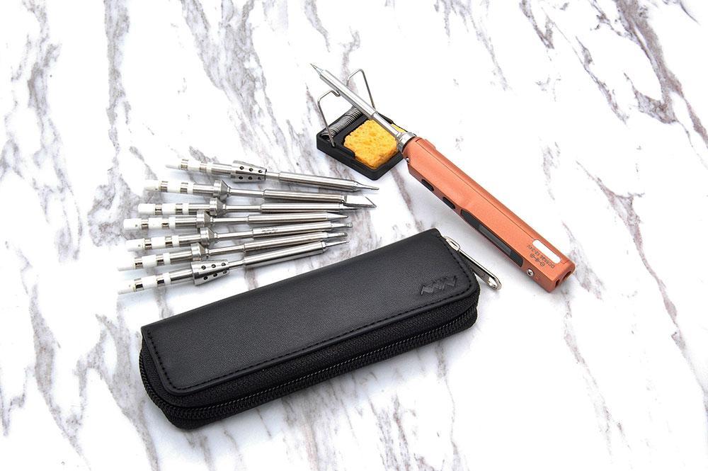 Exclusive Miniware Carrying Pouch - Ideal for TS80, TS80P, TS100, TS101, and PINECIL Soldering Irons