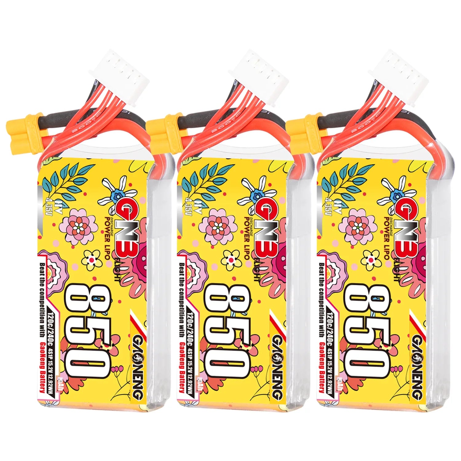 GAONENG GNB LiHV 4S 15.2V 850mAh 120C XT30 LiPo Battery - Hot Deal in Australia
