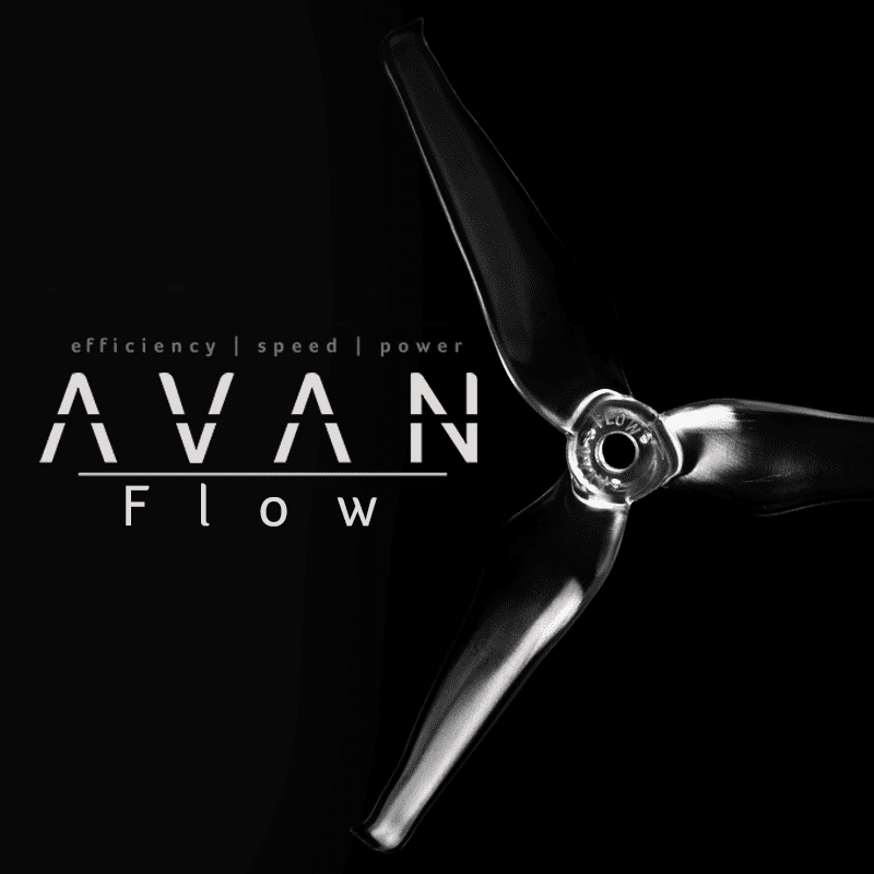 Emax Avan Flow 5x4.3x3 High - Efficiency FPV Racing Propellers (2CW + 2CCW)