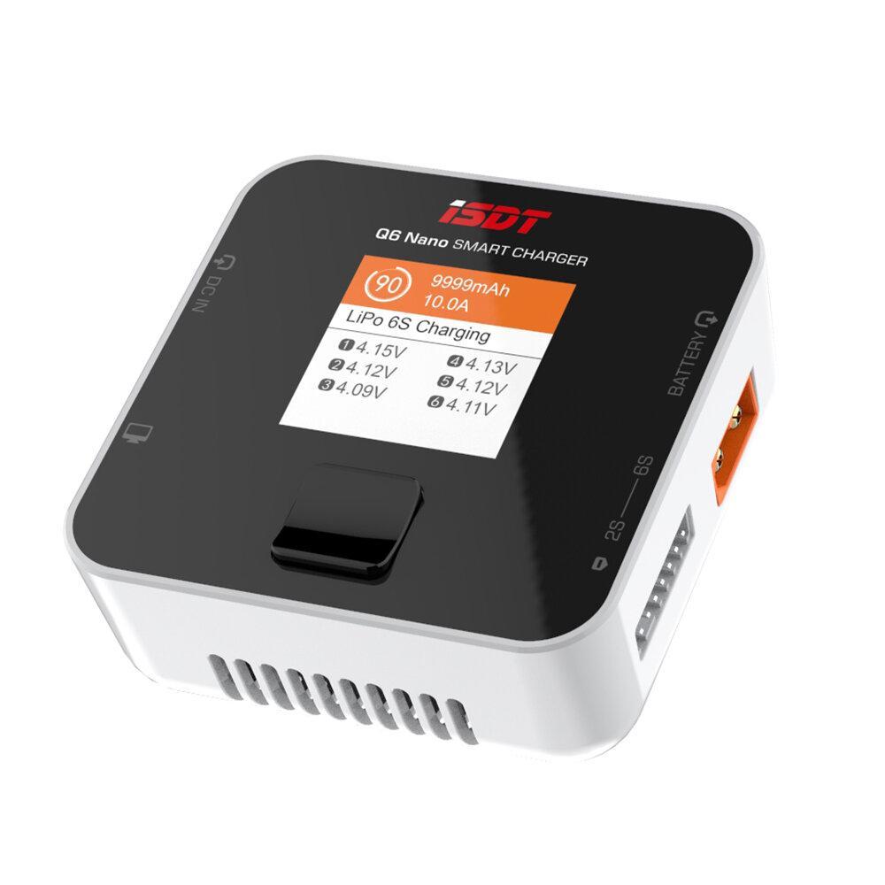 Hot Deal! ISDT Q6 Nano 200W 8A 1 - 6S Compact Balance Charger with DC Input